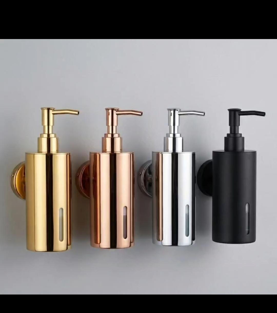 Wall-Mounted Stainless Steel Soap Dispenser