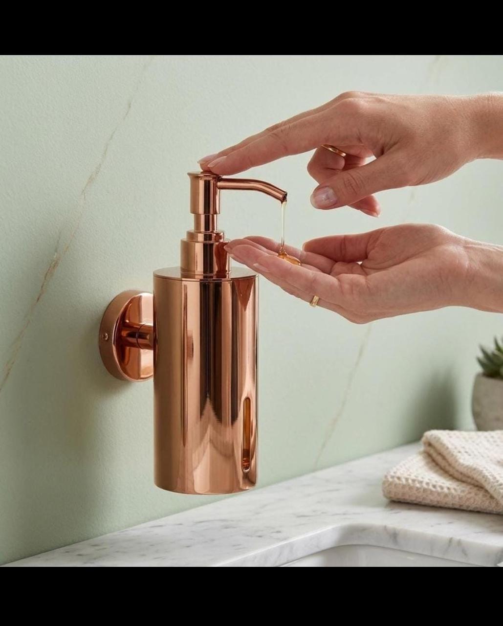 Wall-Mounted Stainless Steel Soap Dispenser